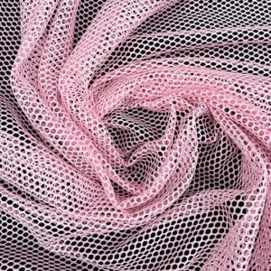 Tela de forro de malla de bañador o conocido como mesh color rosa