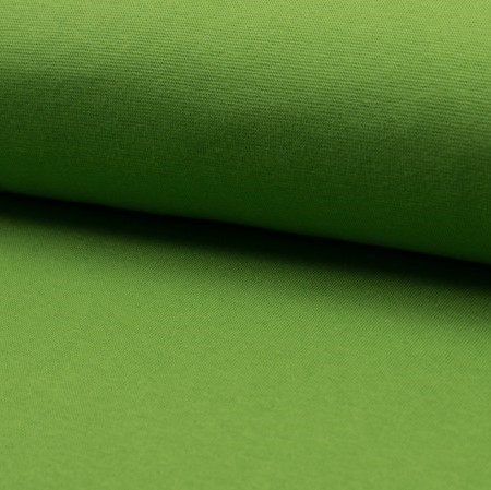 Tela de puño o canalé color verde