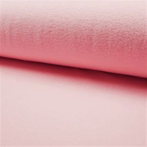 Tela de forro polar color rosa nube