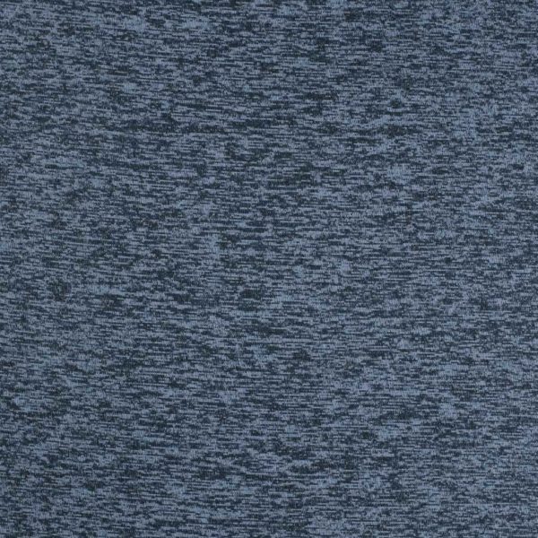 Tela de sudadera de invierno poliéster jaspeado índigo