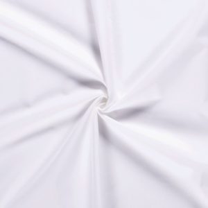 Tela de popelín 100% algodón para creatividades de patchwork en color liso blanco
