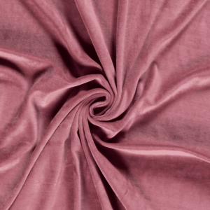 Velur o tela de terciopelo liso color old rose