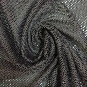 Tela de forro de malla de bañador o conocido como mesh color gris oscuro