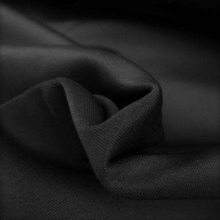 Punto de neopreno negro, tejido ideal para pantalones, abrigos, chaquetas y mascarillas