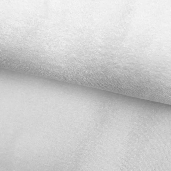 Toalla rizo de punto de algodón color blanco óptico
