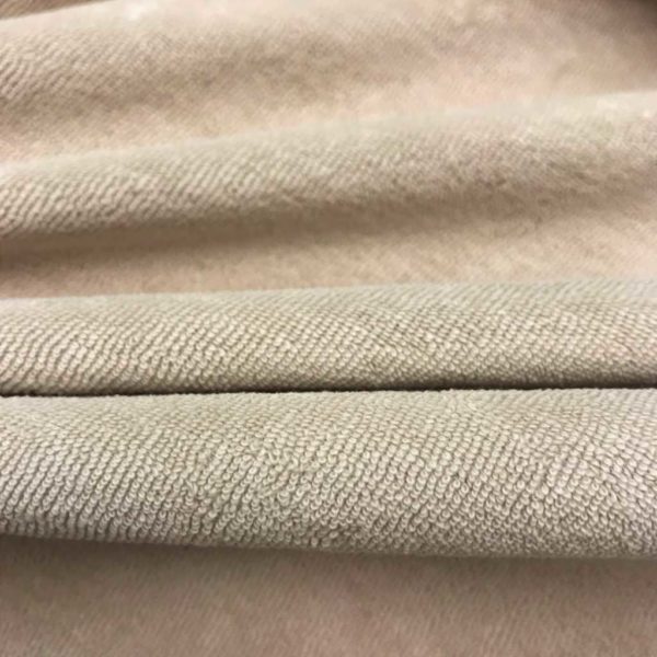 Toalla rizo de punto de algodón color beige