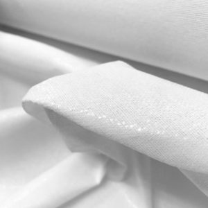 Entretela o fliselina termoadhesiva de algodón blanco