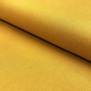 Tela de loneta de algodón 100% color amarillo