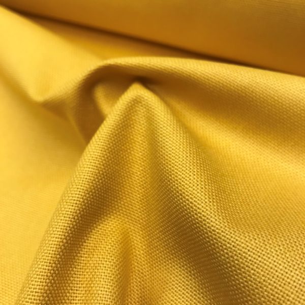 Tela de loneta de algodón 100% color amarillo