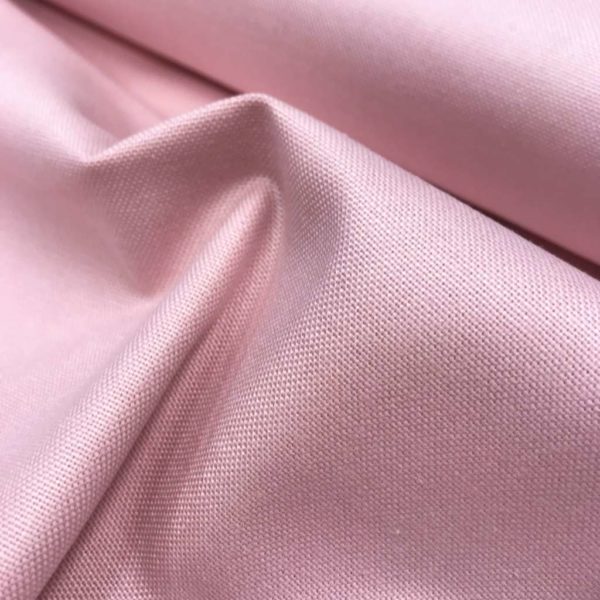 Tela de loneta de algodón 100% color rosa