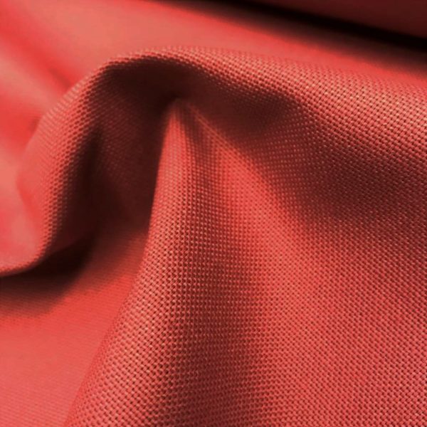 Tela de loneta de algodón 100% color teja