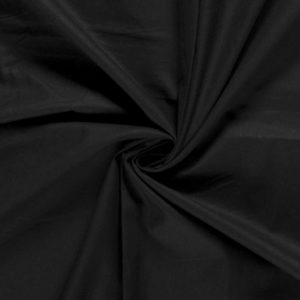 Tela de popelín 100% algodón para creatividades de patchwork en color liso negro