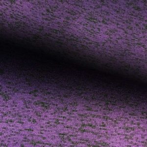 Tela de sudadera de invierno poliéster jaspeado morado