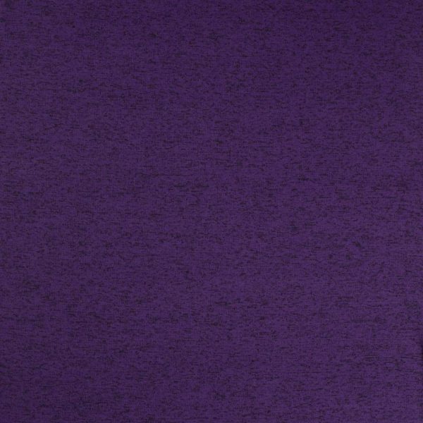 Tela de sudadera de invierno poliéster jaspeado morado