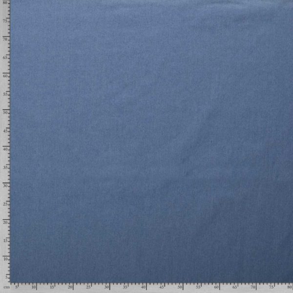 Tela de tejano de algodón en color azul claro