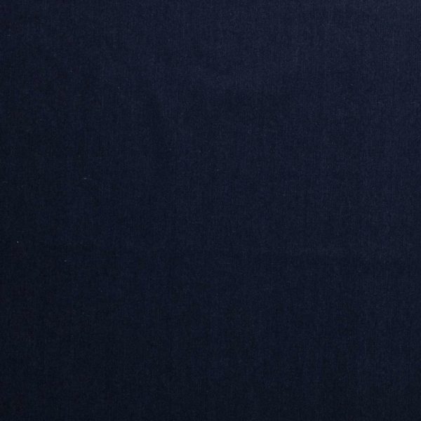 Tela de tejano de algodón en color azul marino