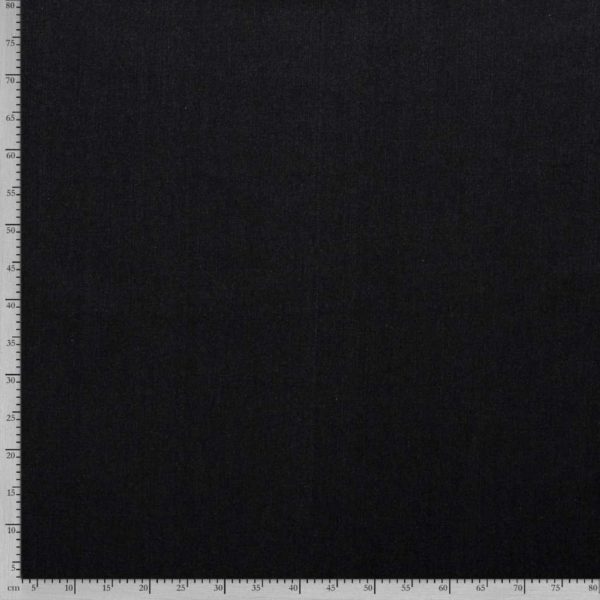 Tela de tejano de algodón en color negro