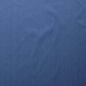 Tela de tejano de algodón y poliéster en color azul