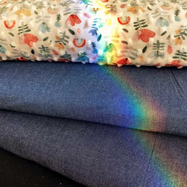 Tela de tejano de verano en algodón en colores