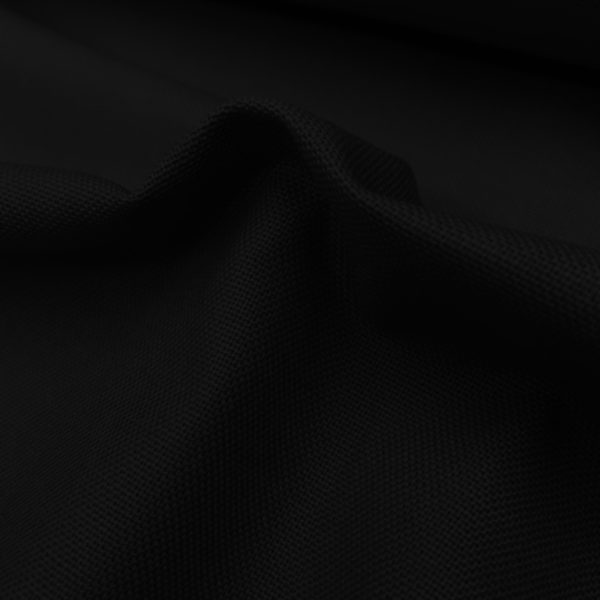 Tela de loneta de algodón 100% color negro