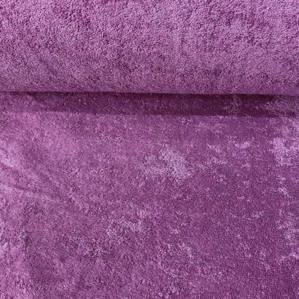 Toalla rizo de algodón color lila