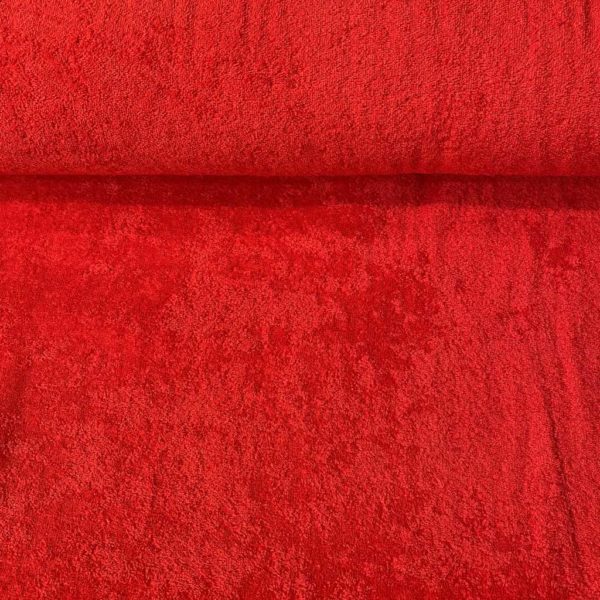 Toalla rizo de algodón color rojo