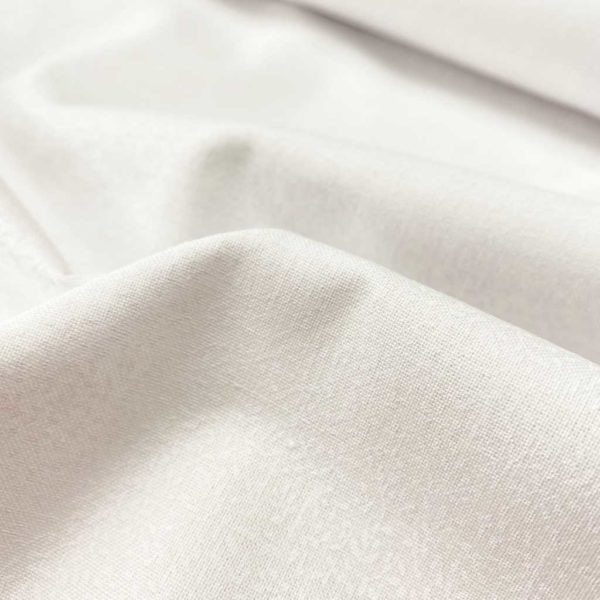 Algodón popelín de algodón 100% para creatividades de patchwork con estampado de ramitas blancas sobre un fondo de color blanco