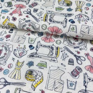 Algodón popelín de algodón 100% para creatividades de patchwork con estampado de costura