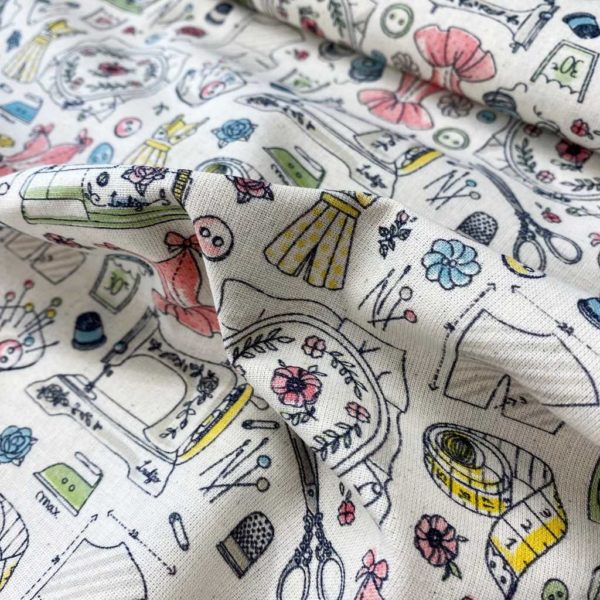 Algodón popelín de algodón 100% para creatividades de patchwork con estampado de costura