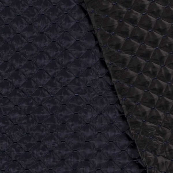Acolchado diamantes azul navy - Image 2