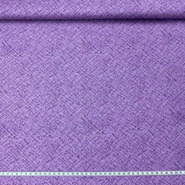 Algodón popelín de algodón ORGÁNICO para creatividades de patchwork con estampado con jaspeado de piedra fondo lila