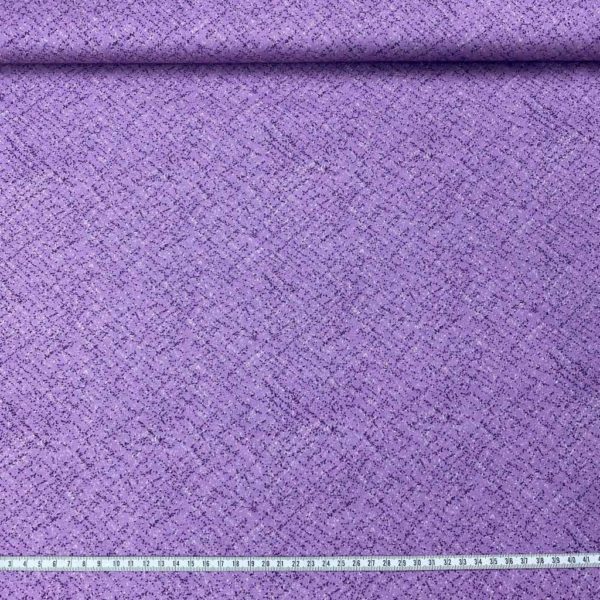 Algodón popelín de algodón ORGÁNICO para creatividades de patchwork con estampado con jaspeado de piedra fondo lila