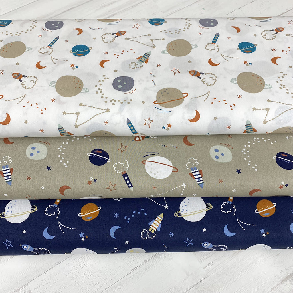 Algodón popelín de algodón 100% para creatividades de patchwork con estampado con estampado