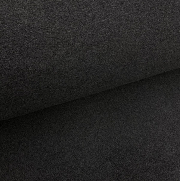 Tela de forro polar en color gris oscuro