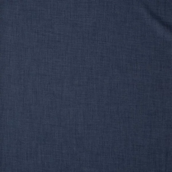 Loneta de poliéster aspecto lino color azul acero. Tejido muy versátil para confecciones del hogar.