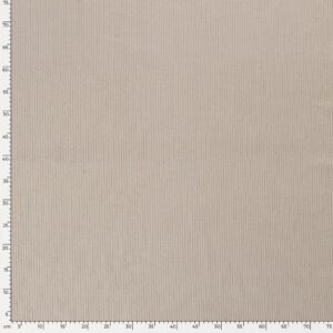 Pana 100% algodón de color beige. Tejido de invierno con canalé ancho.