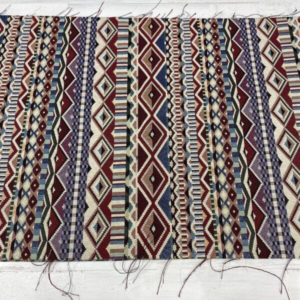 Tela de tapicería gobelino estampado étnico