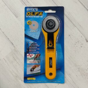 Cúter rotatorio OFA 45 mm para corte preciso de telas en patchwork