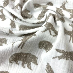 Muselina animales del bosque