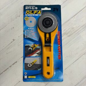 Cúter rotatorio OFA 60 mm para corte preciso de telas en patchwork