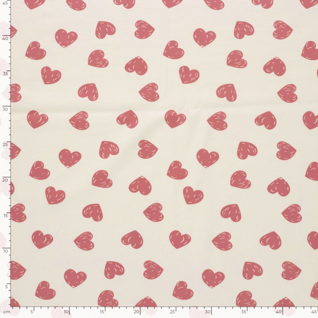 Punto algodón corazones - Image 3